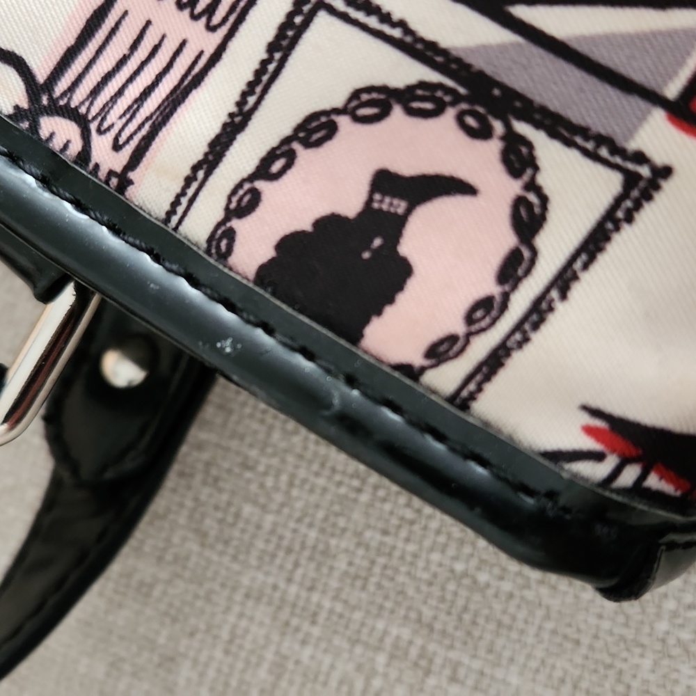 Flash Sale! LuLu Guinness London Purse/ tote with attached mini case - Picture 12 of 14